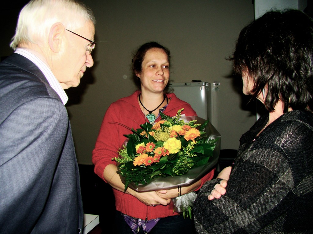 Remise du prix Bervelt 2012 à Wendy Valentini